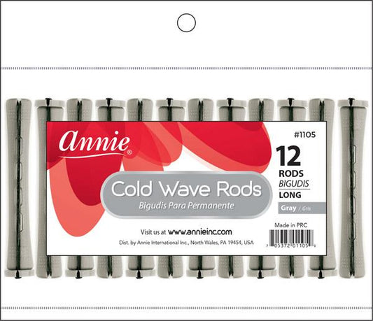 Annie Long Cold Wave Rods 12pc Gray (12pc) #1105