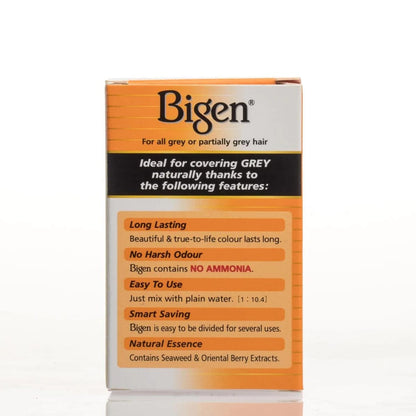 Bigen Permanent Powder Hair Color 57 Dark Brown Black .21 oz