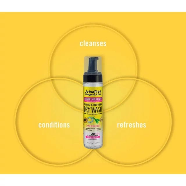 JML Braids Your Way Braid Foam Dry Wash 8 oz