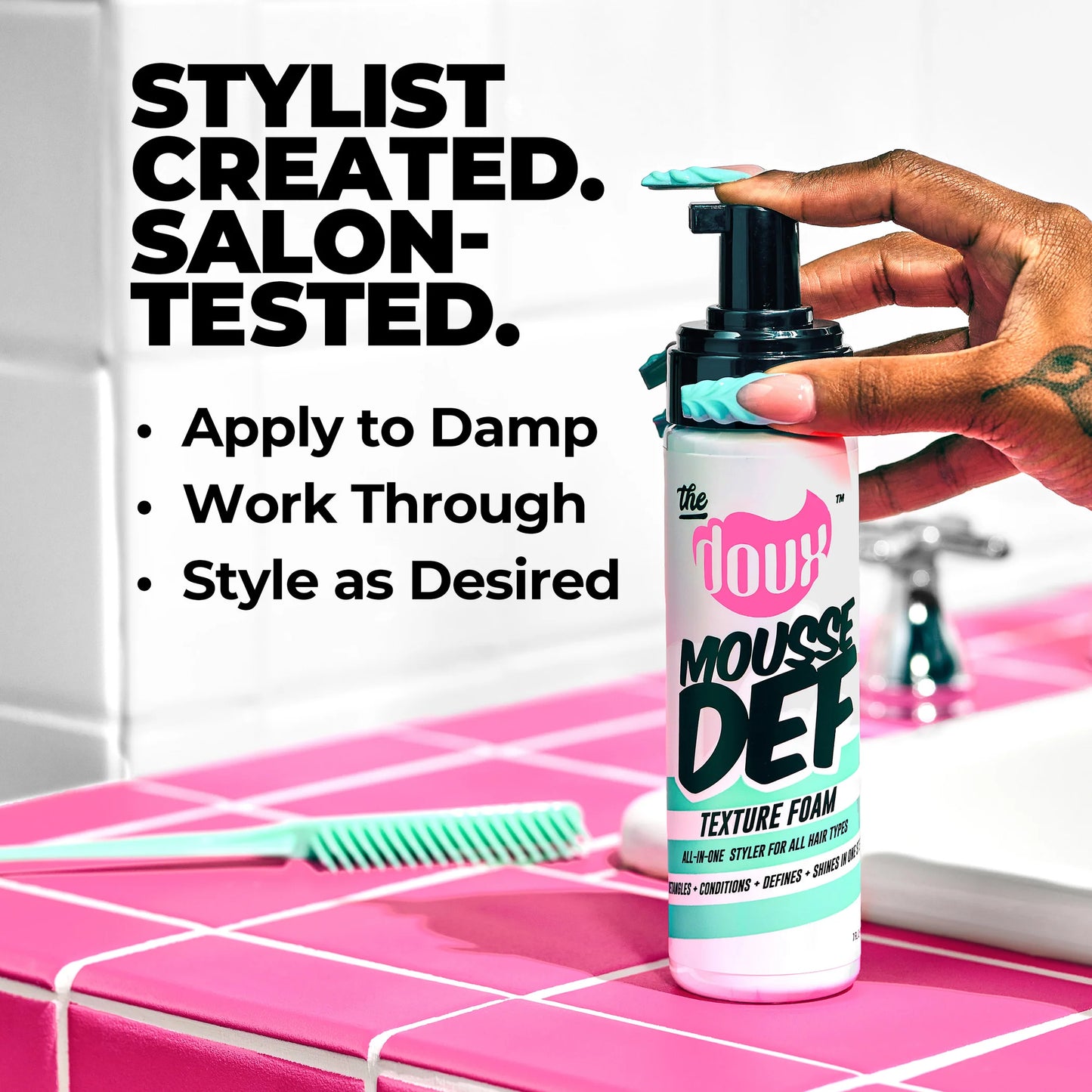 The Doux Mousse Define Texture Foam 7 oz