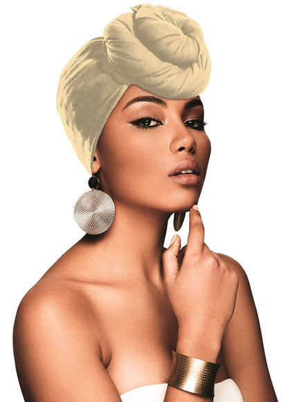 Beauty Town Crinkle Head Wrap Scarf