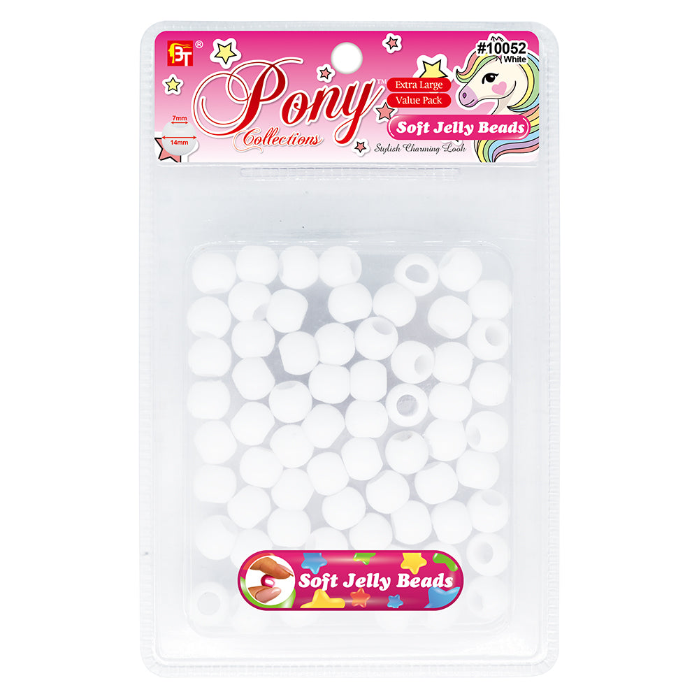 Beauty Town Extra Large Soft Jelly Round Beads