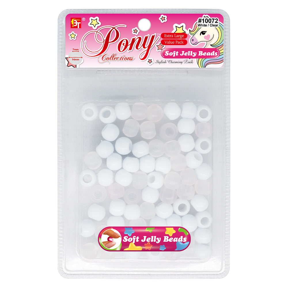Beauty Town Extra Large Soft Jelly Round Beads