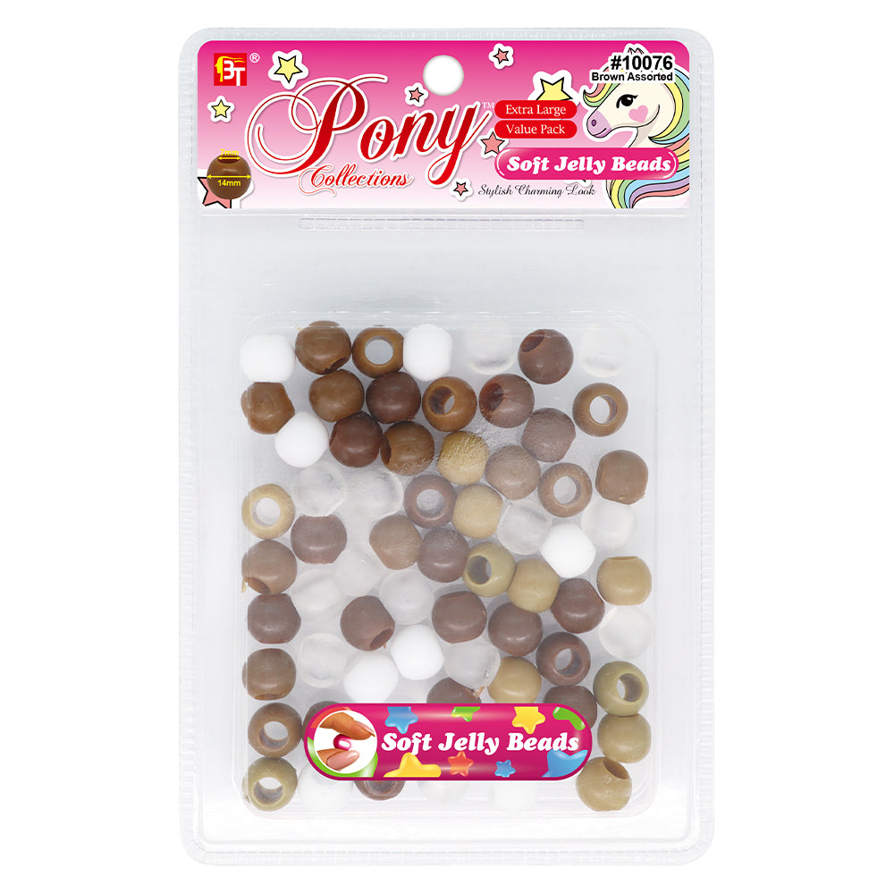 Beauty Town Extra Large Soft Jelly Round Beads