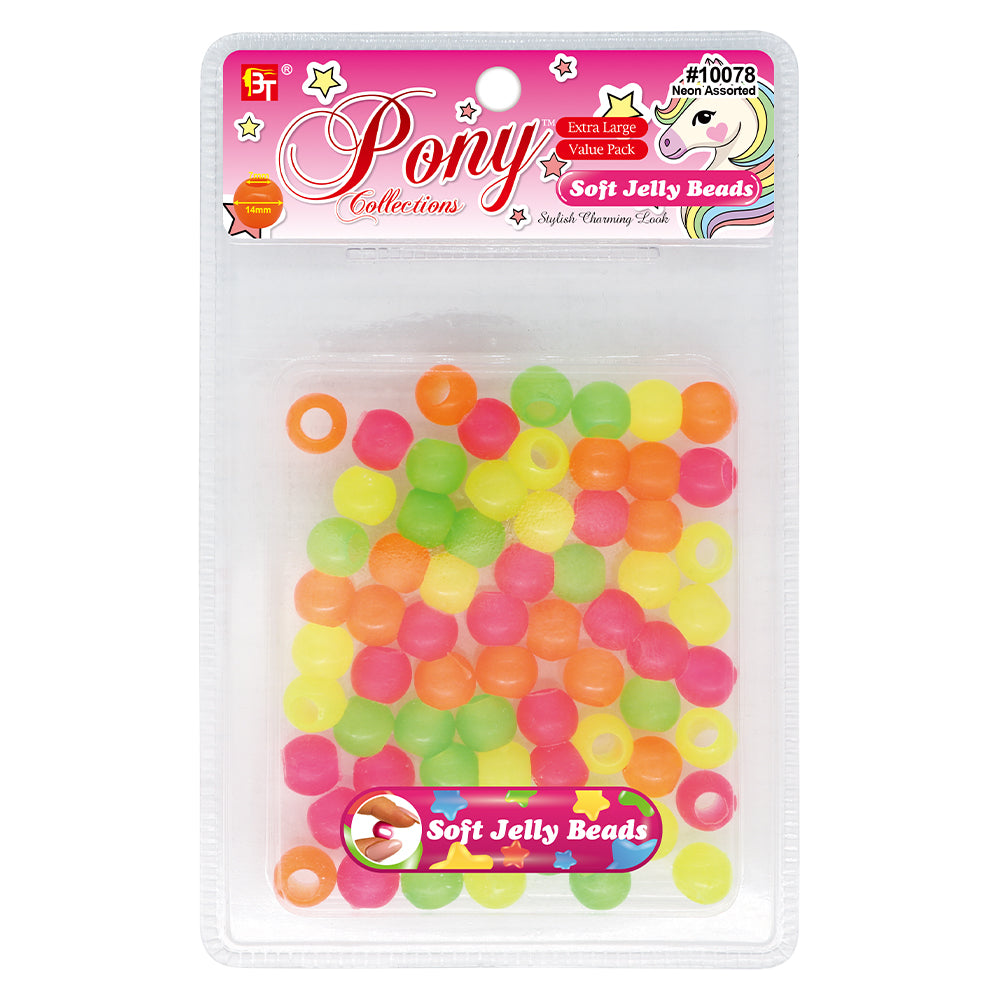 Beauty Town Extra Large Soft Jelly Round Beads