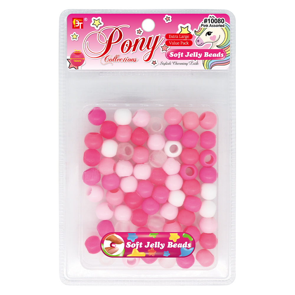 Beauty Town Extra Large Soft Jelly Round Beads