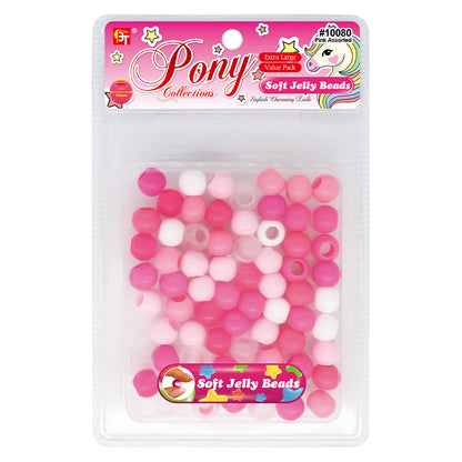 Beauty Town Extra Large Soft Jelly Round Beads