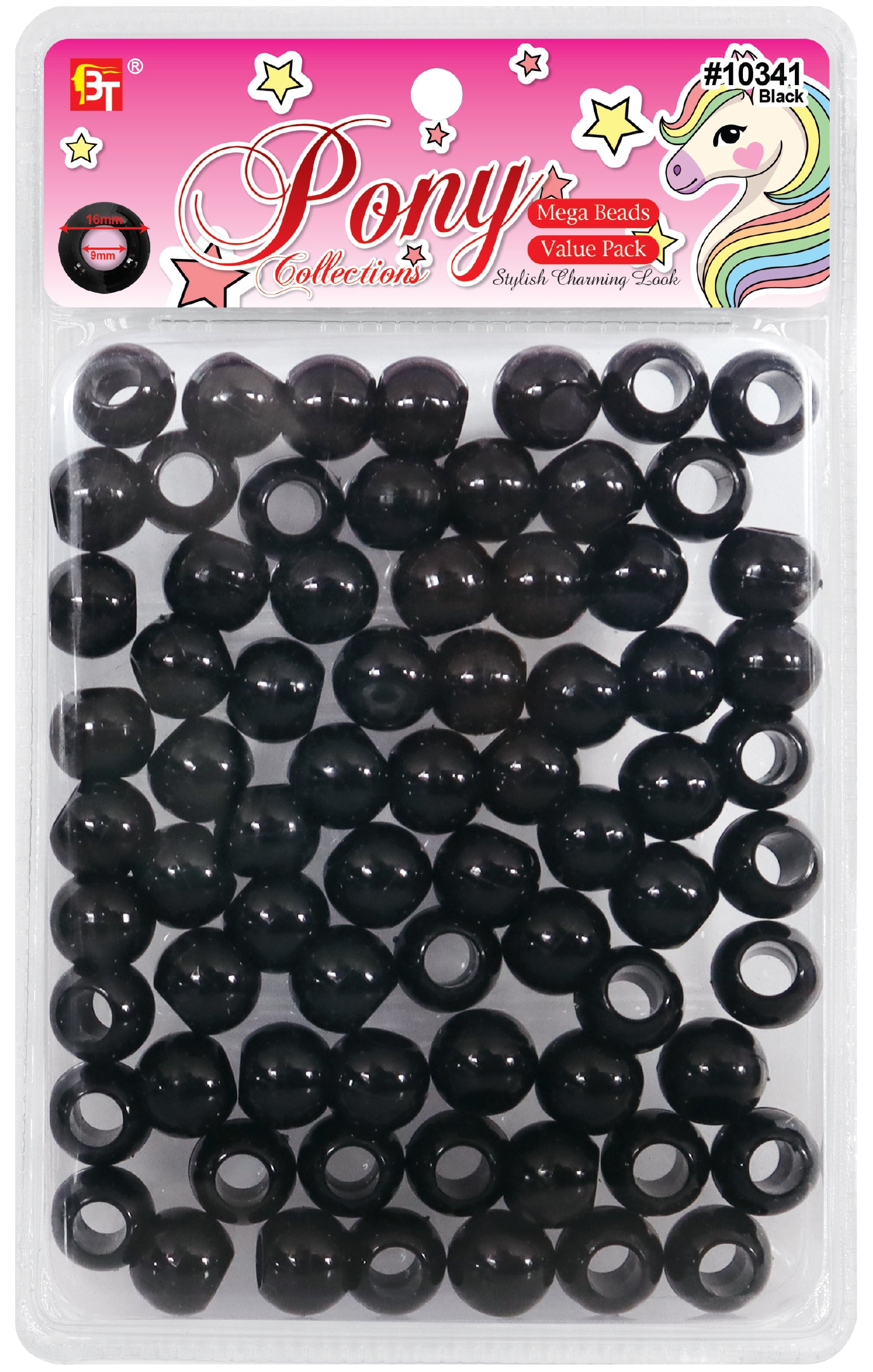 BT Mega 9 mm Round Beads