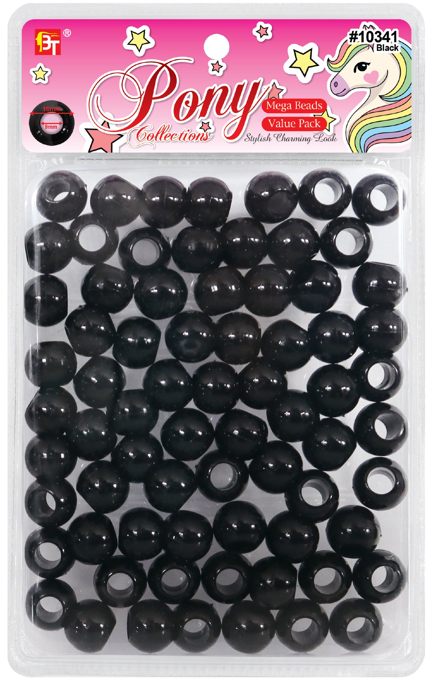 BT Mega 9mm Round Beads