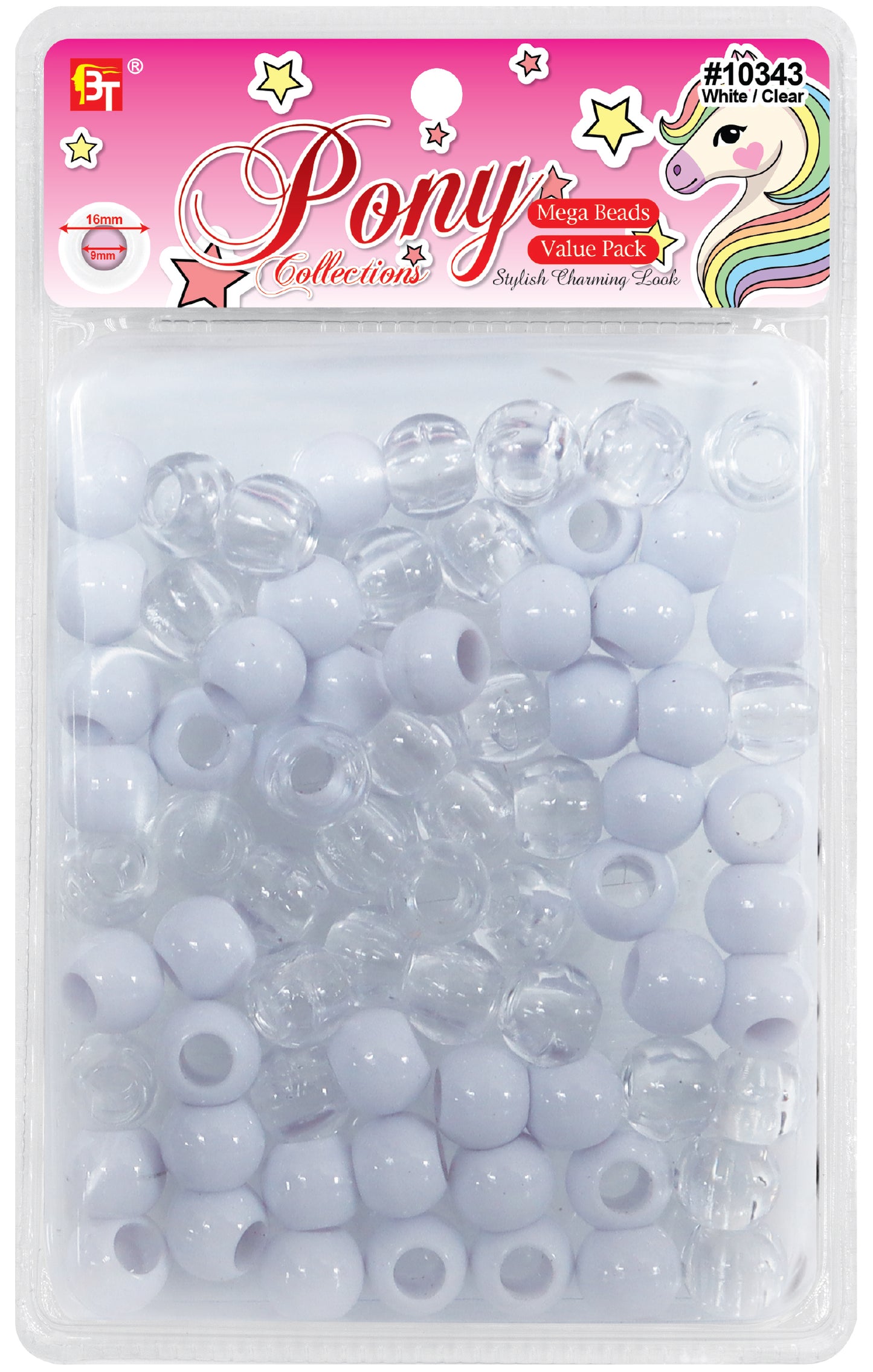 BT Mega 9mm Round Beads