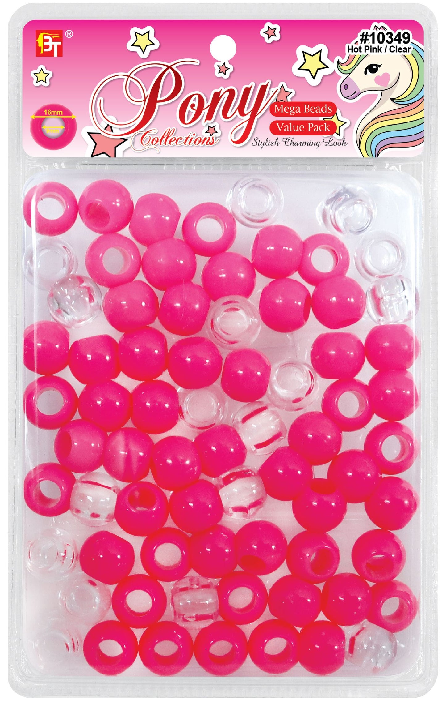 BT Mega 9mm Round Beads