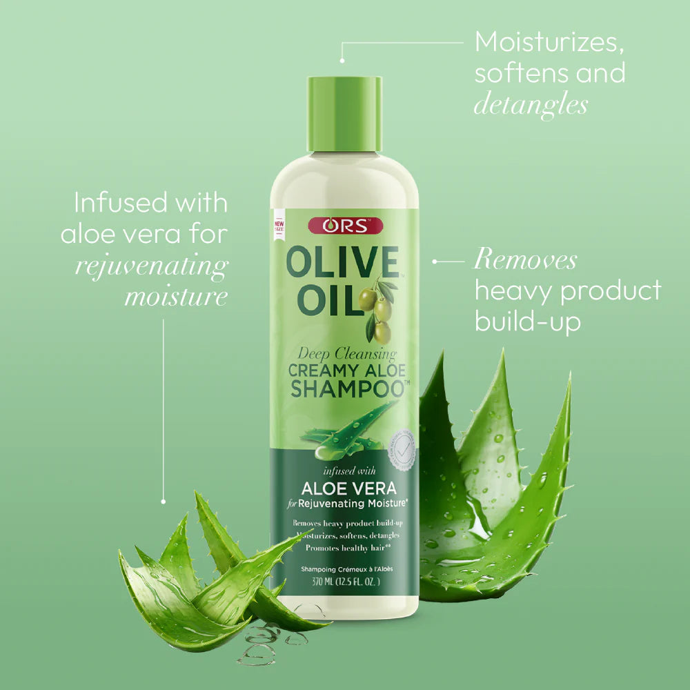 ORS Olive Oil Creamy Aloe Shampoo 12.5 oz