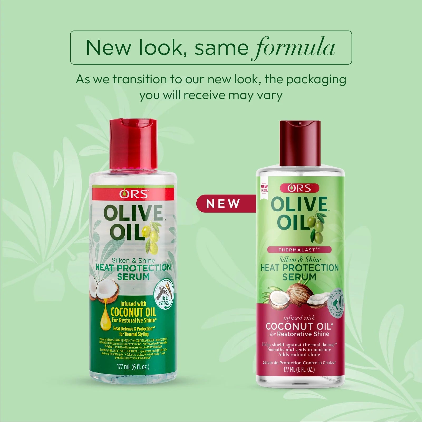 ORS Olive Oil Silken & Shine Heat Protection Serum 6 oz