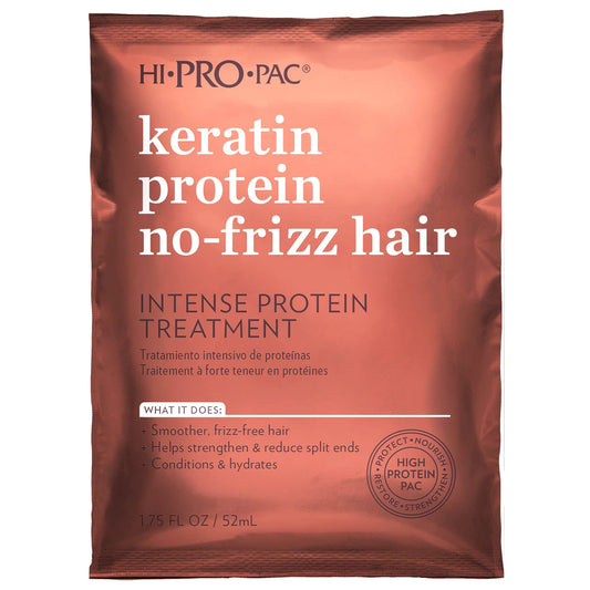 Hi Pro Pac Keratin Protein No Frizz Hair Treatment Packet 1.75 OZ