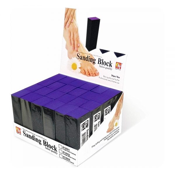 Beauty Town Hard Coarse Sanding Block Purple #12001