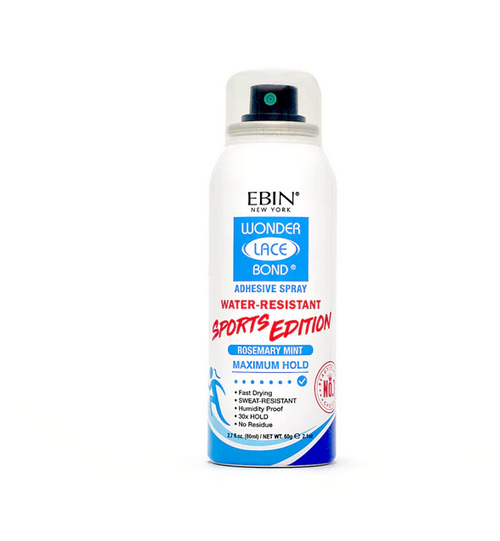 Ebin Wonder Lace Adhesive Spray Water Resistant Sports Edition 6.08oz