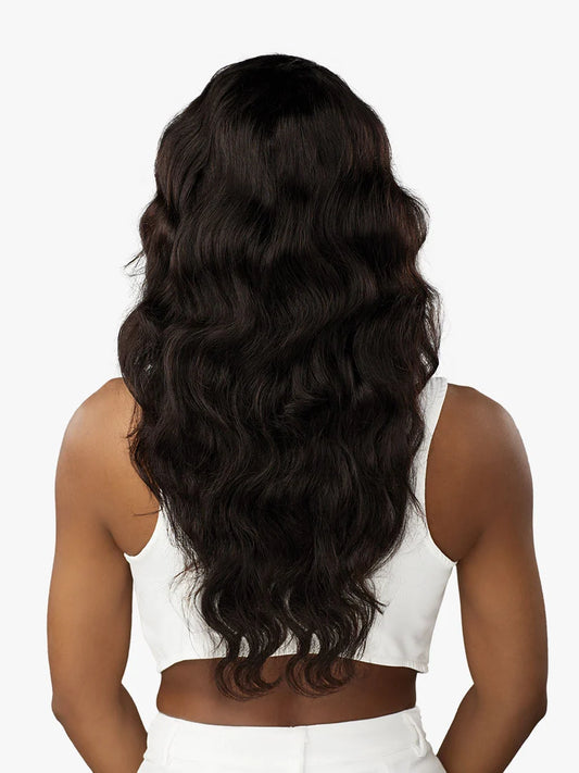 Sensationnel 13A 24" Body Wave 100% Virgin Human Hair Glueless 13x4 HD Lace Front Wig