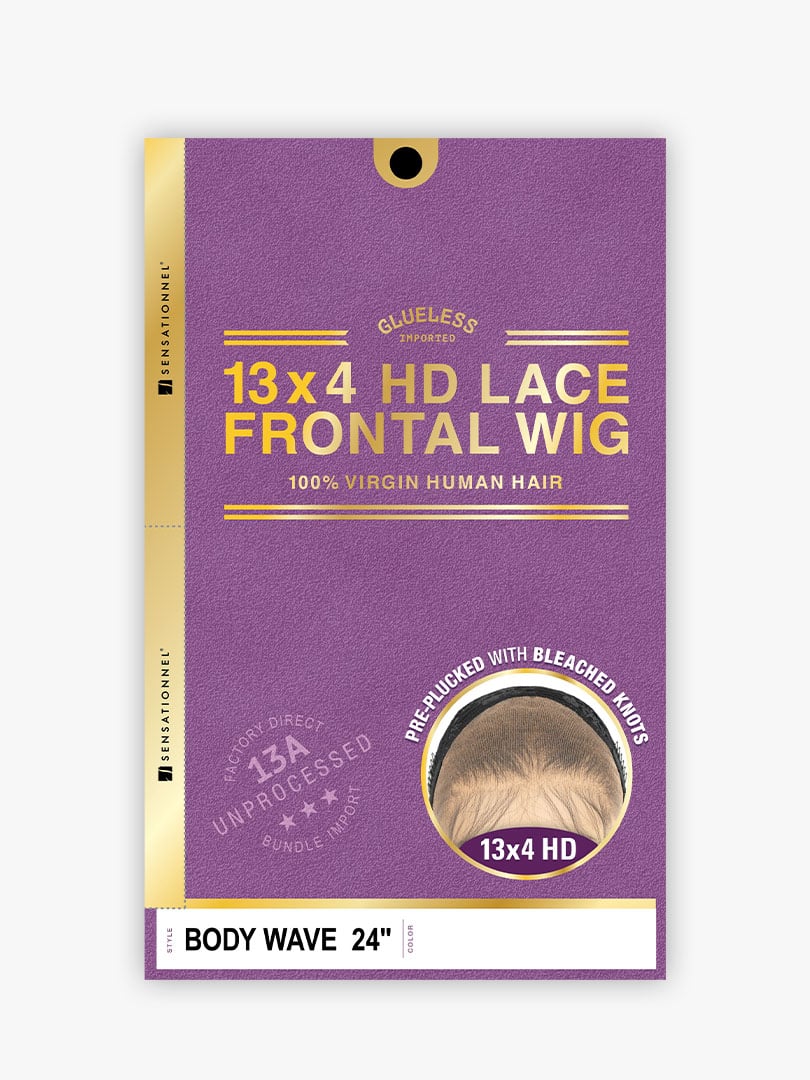 Glueless Imported 13A 13X4 HD Lace Frontal Wig Body Wave 24
