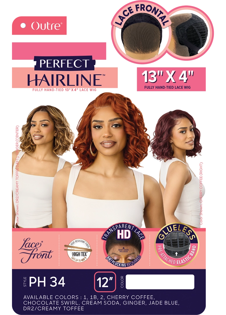 Outre Perfect Hairline Fully Hand Tied Lace Wig PH 34 12