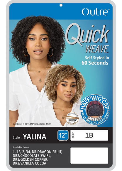 Outre Quick Weave Synthetic Half Wig Yalina 12"
