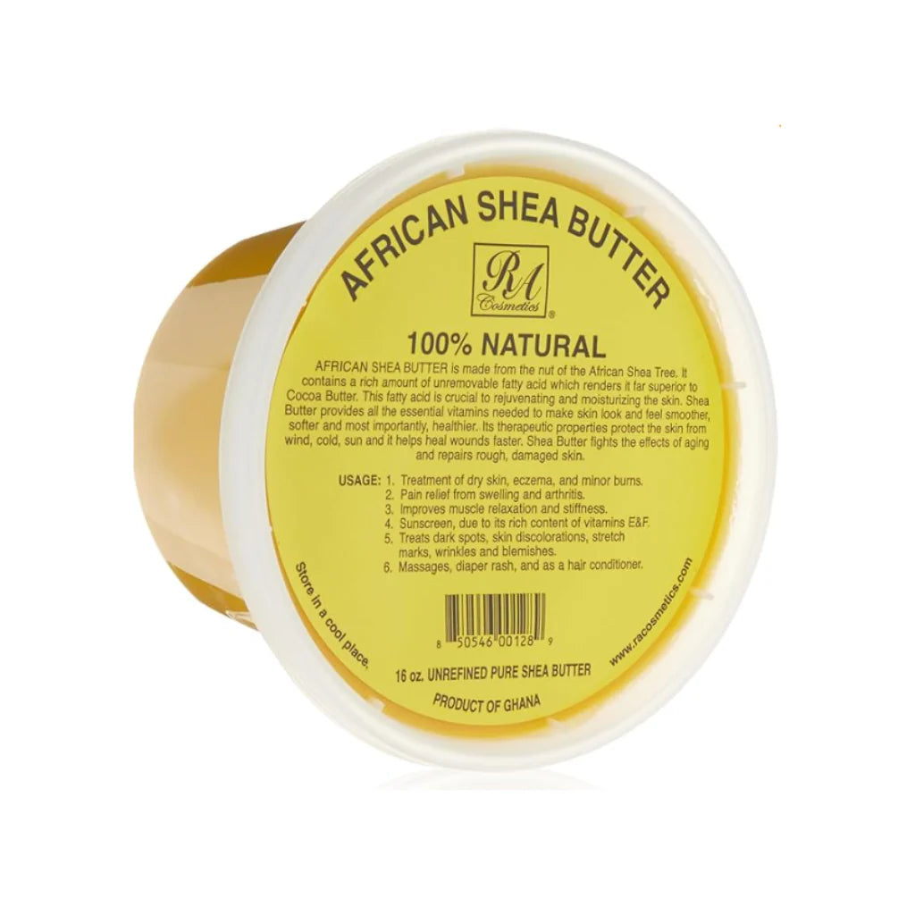 RA 100%  Pure Shea Butter Yellow (Solid)  16 oz