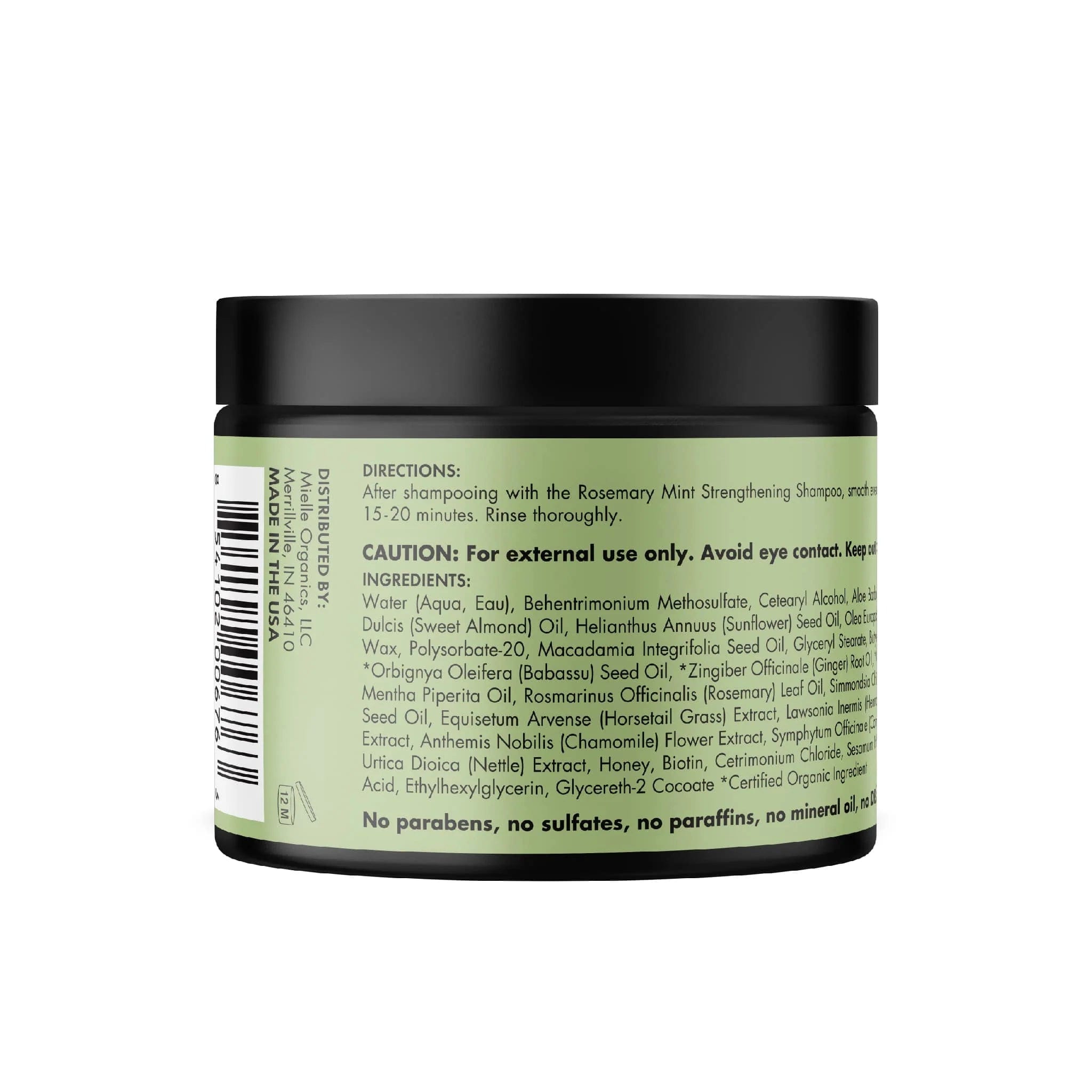 Mielle Rosemary Mint Hair Masque 12 oz