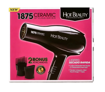 Hot Beauty Professional 1875 Ceramic Styling Dryer HBD01N