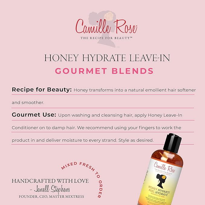 Camille Rose Honey Hydrate Leave-In Conditioner 9 oz