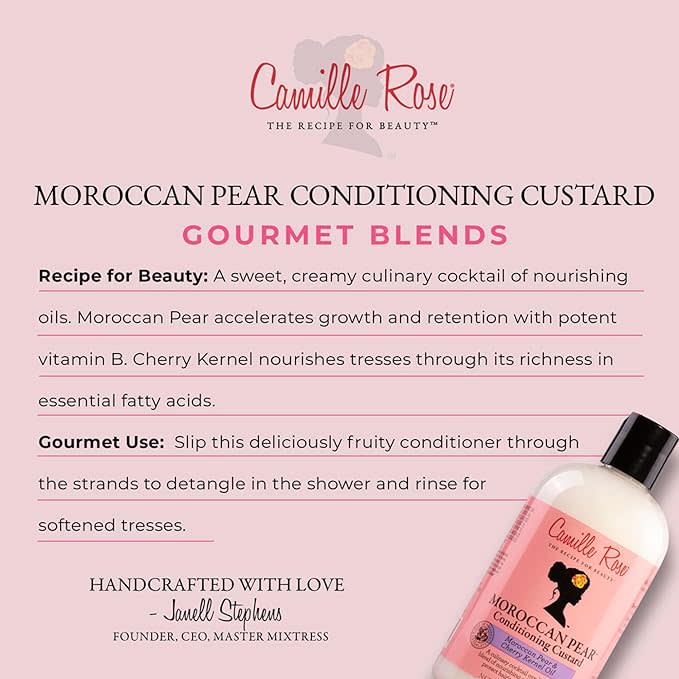 Camille Rose Moroccan Pear Conditioning Custard 12 oz