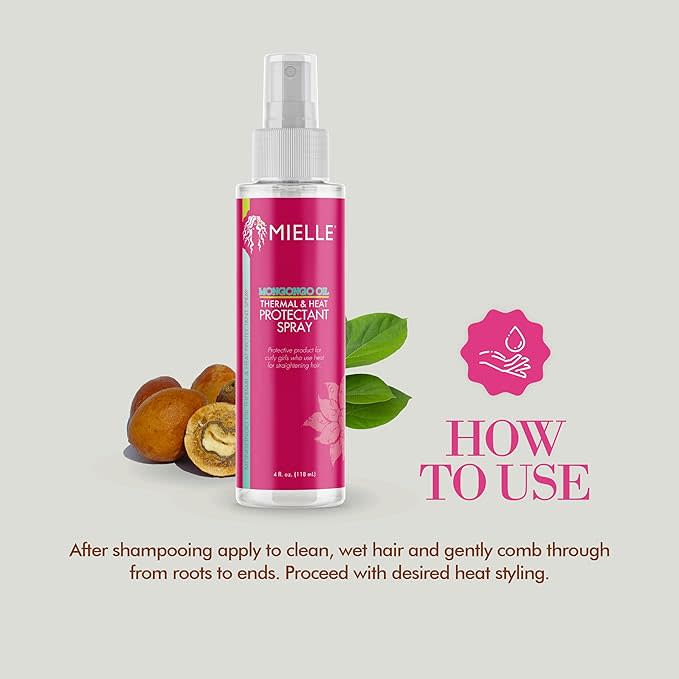 Mielle Mongongo Oil Thermal Heat Protect Spray 4 oz