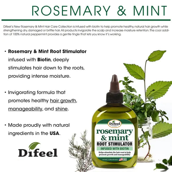 Difeel Rosemary Mint W/Biotin Root Stimulator 7.1 oz