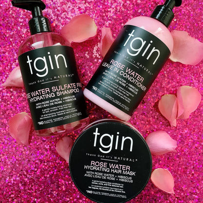 Tgin Rosewater Sulfate Free Hydrating Shampoo 13 oz