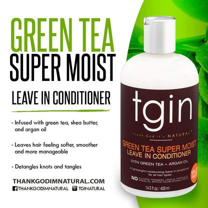 Tgin Green Tea Super Moist Leave In 13 oz