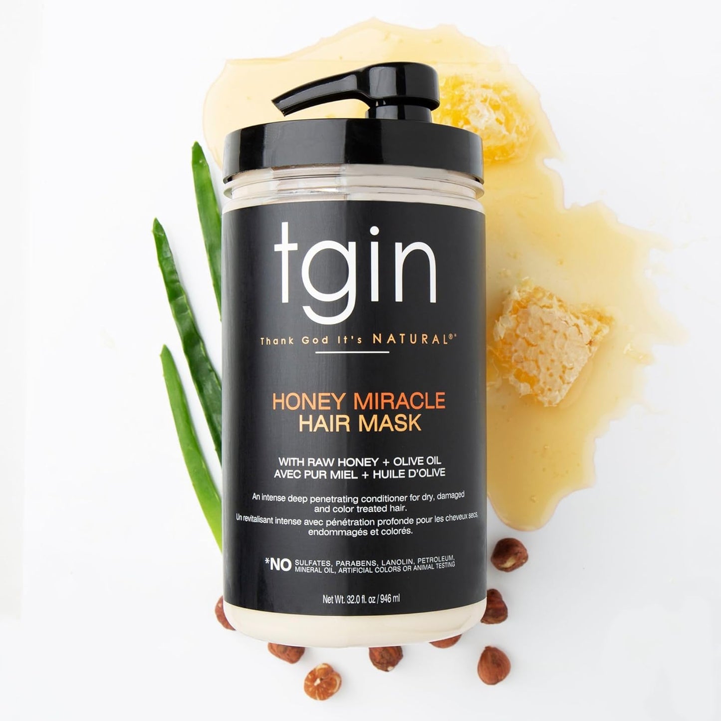 Tgin Honey Miracle Hair Mask 12 oz