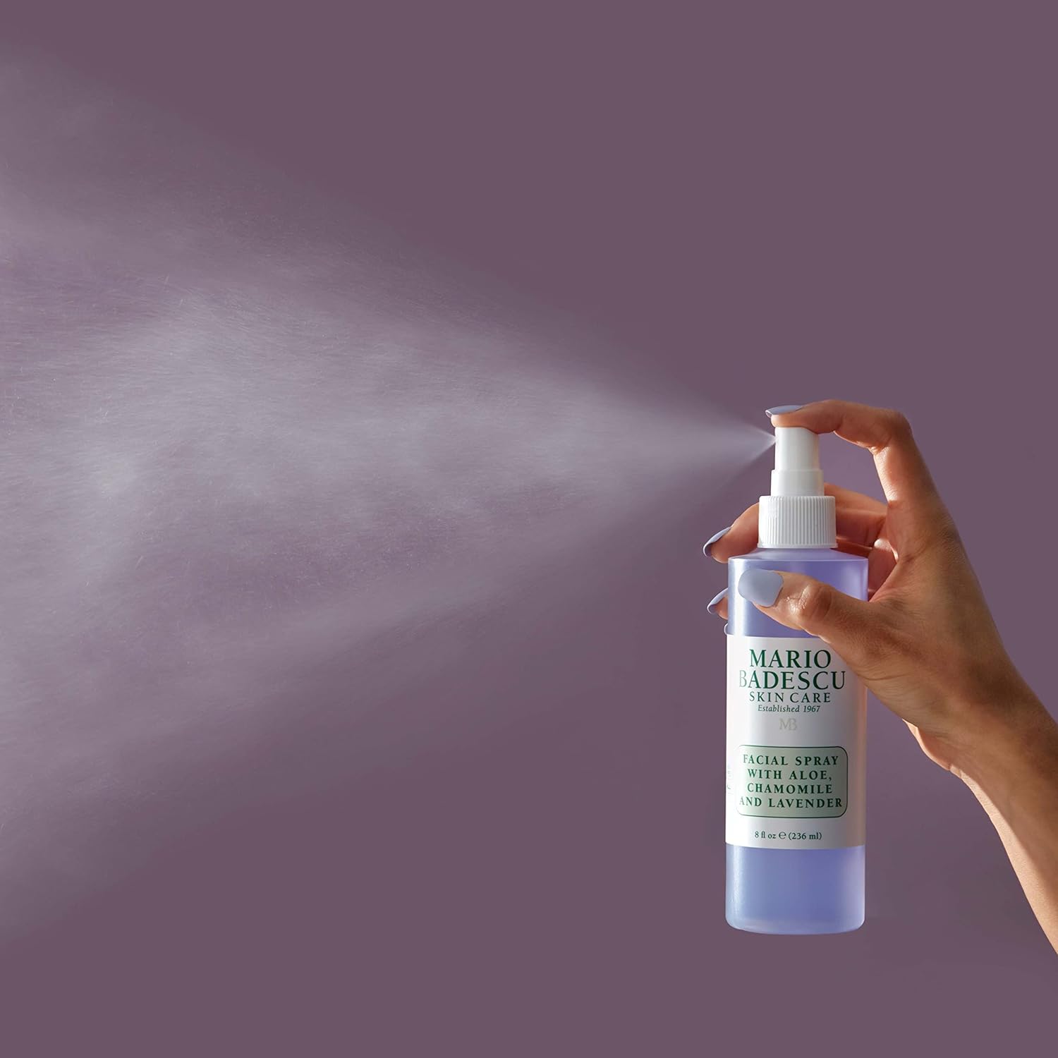 Facial Spray With Aloe, Chamomile and Lavender 6 oz Purple