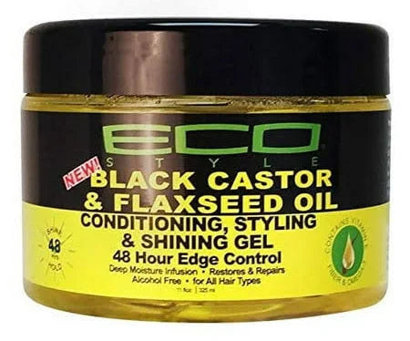 Eco Black Castor Oil Styling & Shine Gel 11 oz 48HR Edge