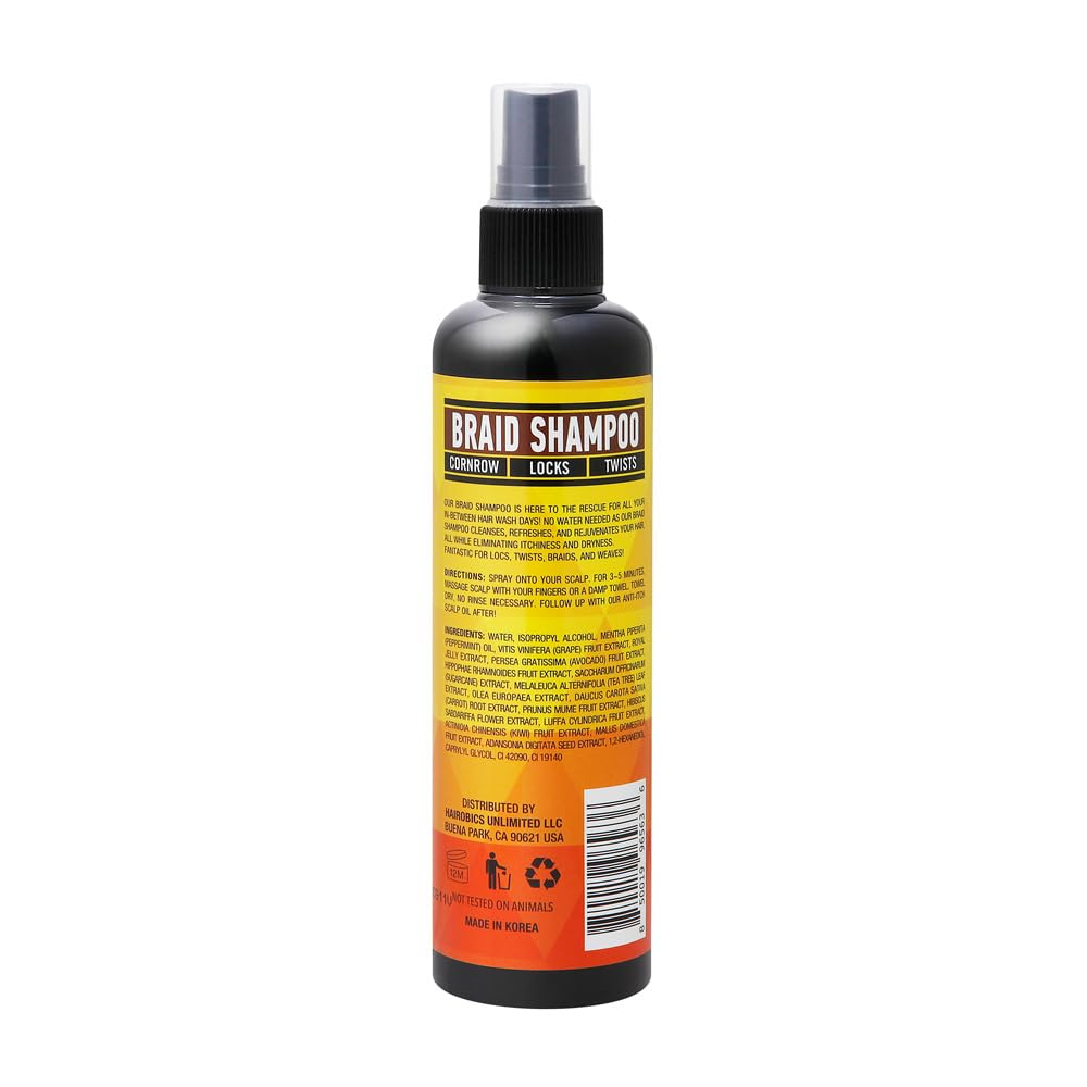 ALLDay Locks Braid Shampoo Spray 8 oz