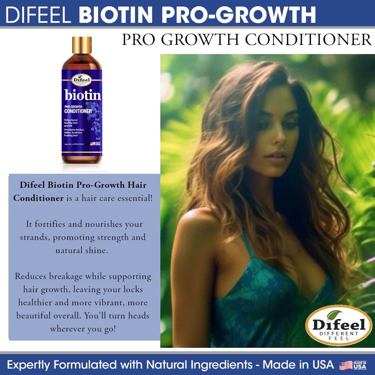 Difeel Elevated Biotin Conditioner 12 oz