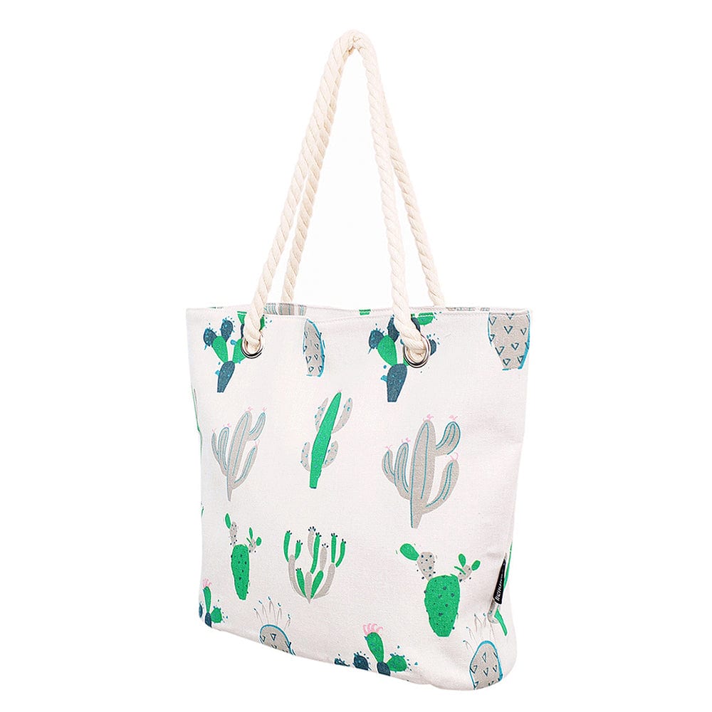 CACTUS PLANT PRINT TOTE BAG