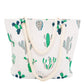 CACTUS PLANT PRINT TOTE BAG