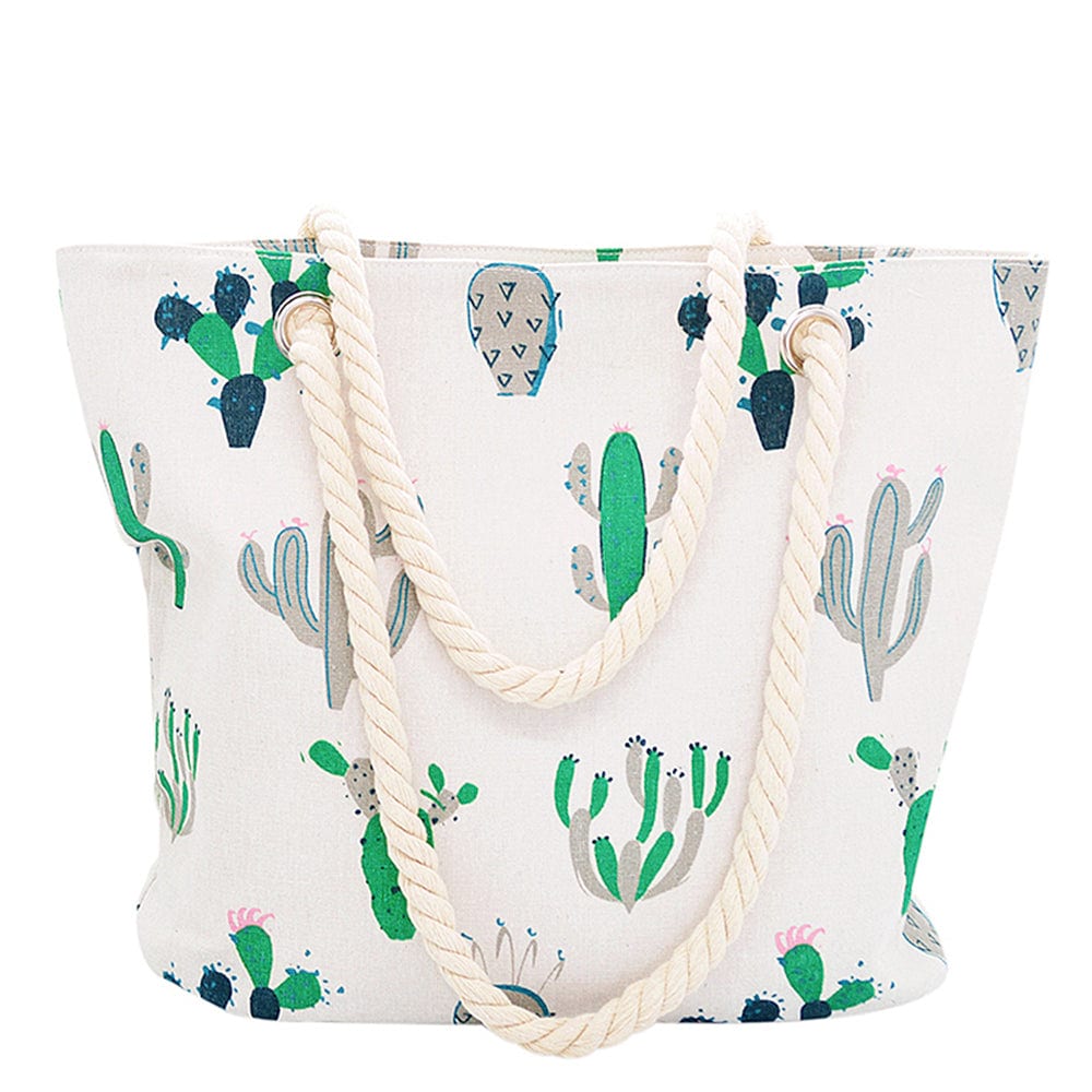 CACTUS PLANT PRINT TOTE BAG