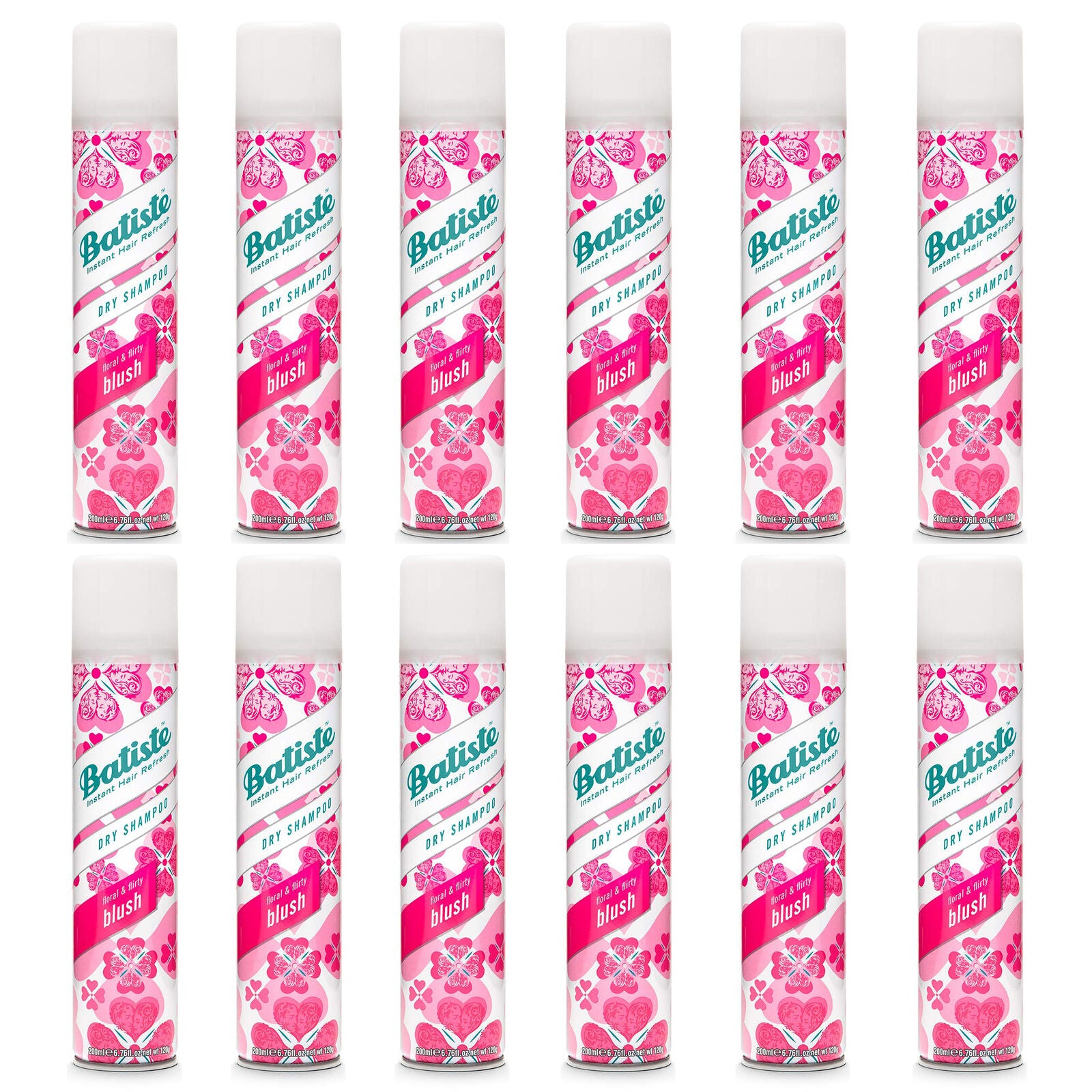 12 Pack Batiste Dry Shampoo Blush 3.81 oz