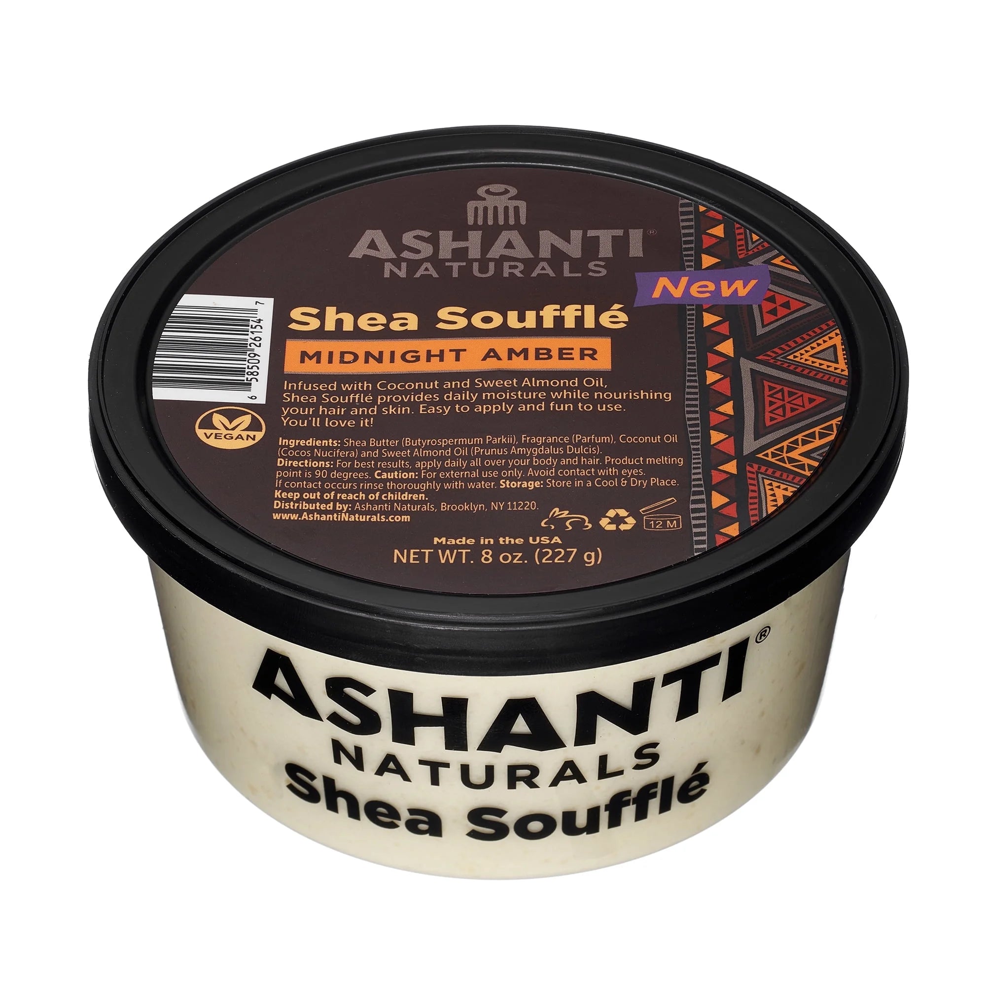 Ashanti Whip Shea Butter Souffle Midnight Amber 8oz