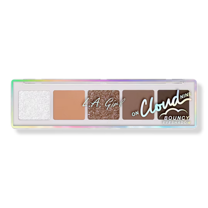 L.A. Girl On Cloud Nine Bouncy Eyeshadow Palette, Weightless Cream-to-Powder Eye Makeup