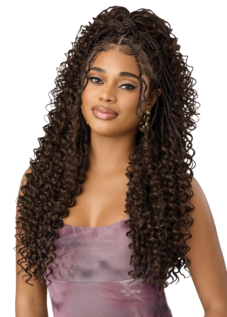 Outre Airtied 100% Fully Hand-Tied Wig Boho Passion Box Braids 24"