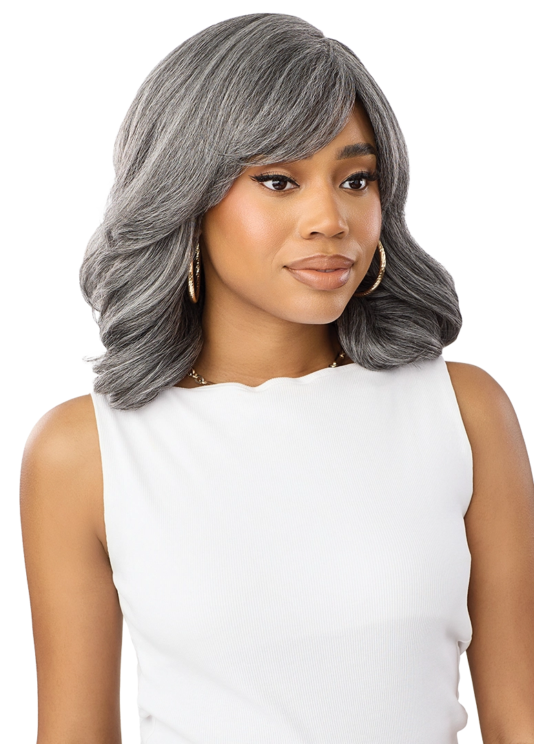 Outre Wigpop Gray Glow Synthetic Full Wig Glow 5 14"