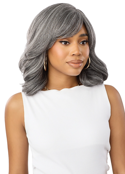 Outre Wigpop Gray Glow Synthetic Full Wig Glow 5 14"