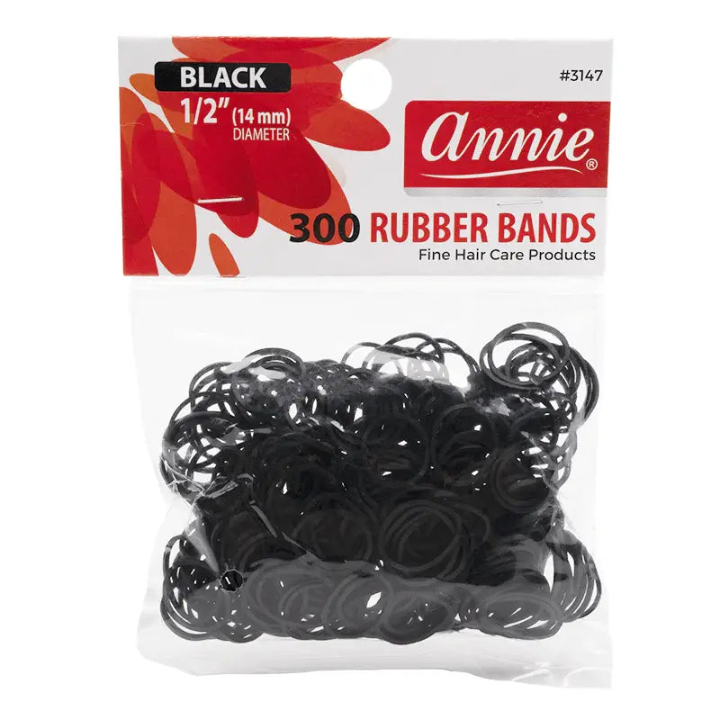 12 Pack 3147 Rubber Band Black 300ct