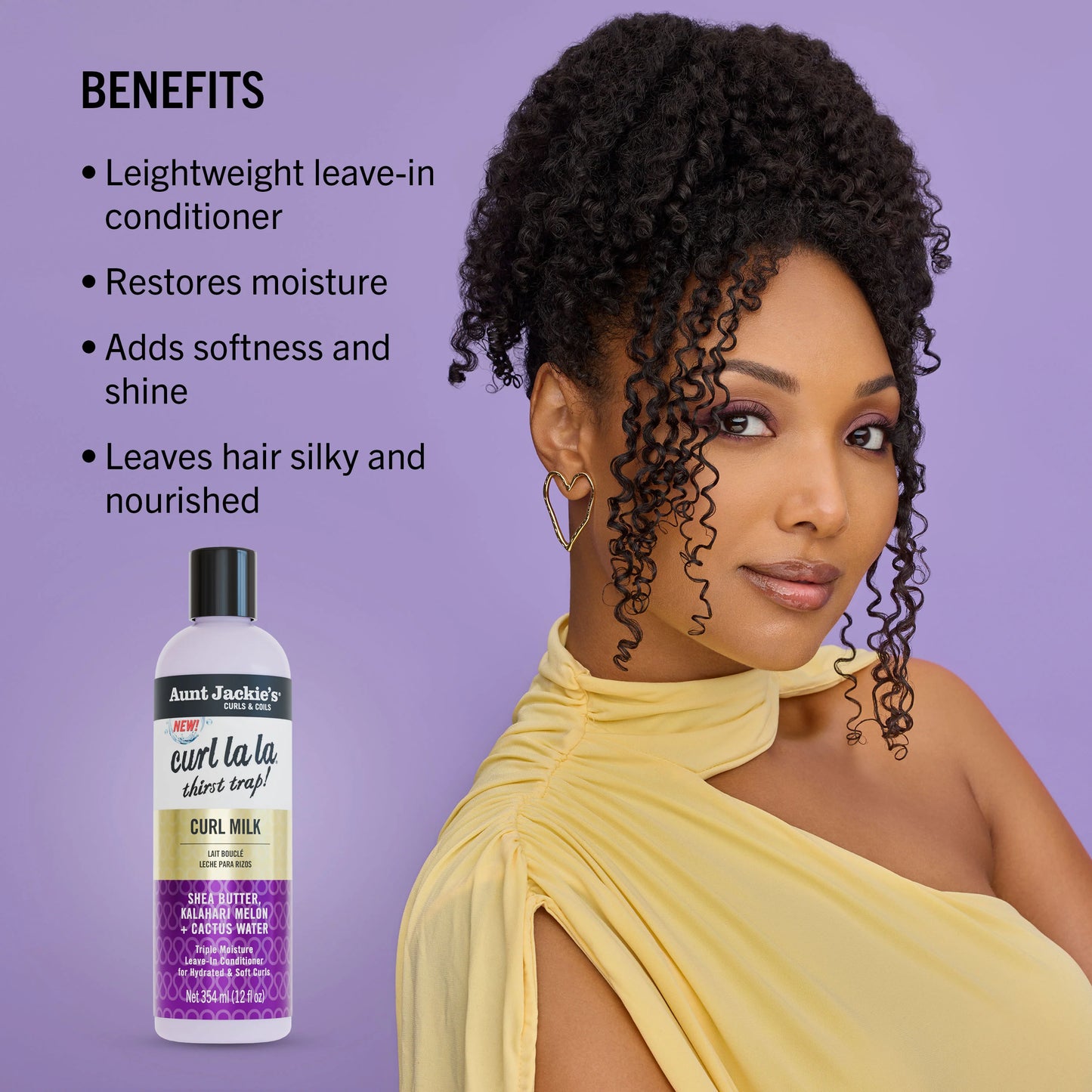 Aunt Jackie's Curl La'La Thirst Trap Curl Milk 12oz