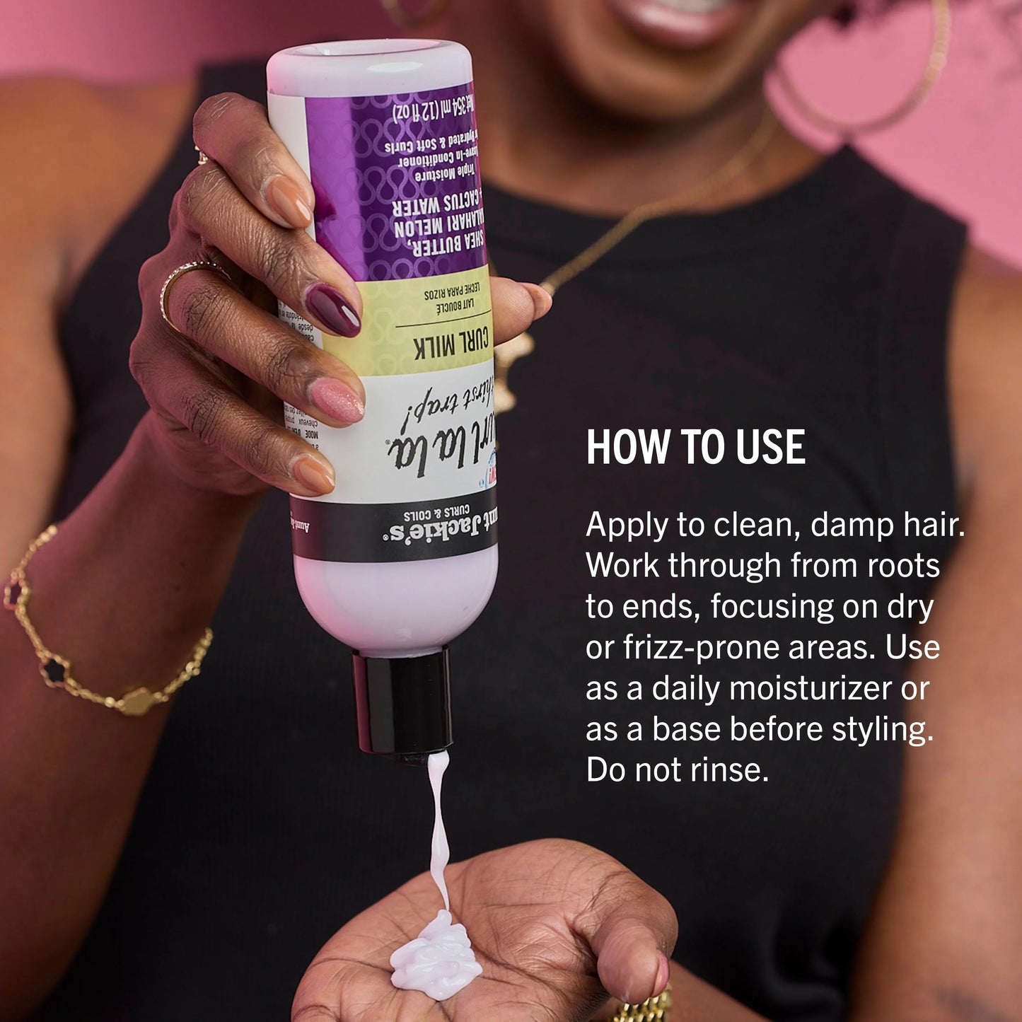Aunt Jackie's Curl La'La Thirst Trap Curl Milk 12oz